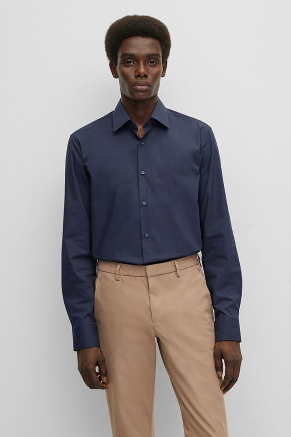 ΠΟΥΚΑΜΙΣΟ BOSS - 404 ΜΠΛΕ